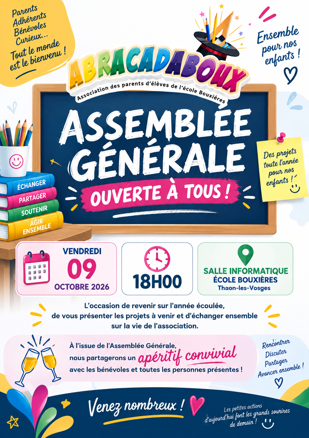 Assemblée Générale & Apéritif convivial 🥂